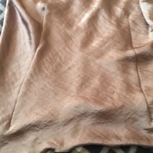 Signature by Larry Levine Tops - Tan sleeveless blouse with ruffled neckline Signature by Larry Levine Tops - Tan sleeveless blouse with ruffled neckline